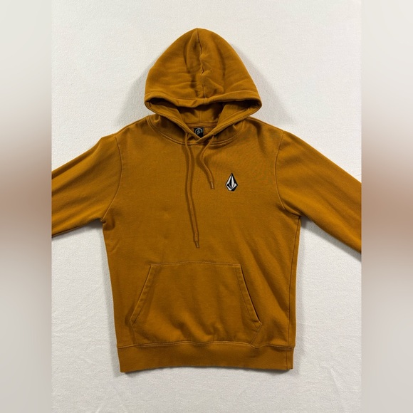 Free ship - Volcom Vintage Mustard Hoodie - Picture 2 of 6